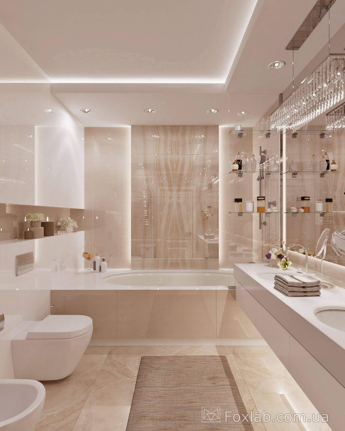 Современная ванная комната 2023 года - топ-7 идей в соответствии с трендами! | дизайн и интерьер ванной комнаты