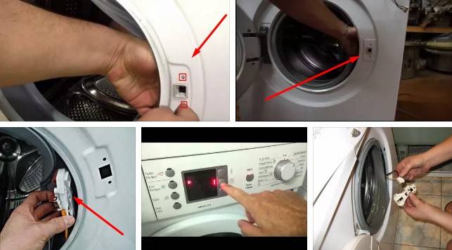 Как открыть стиральную машинку аристон, если она заблокирована
