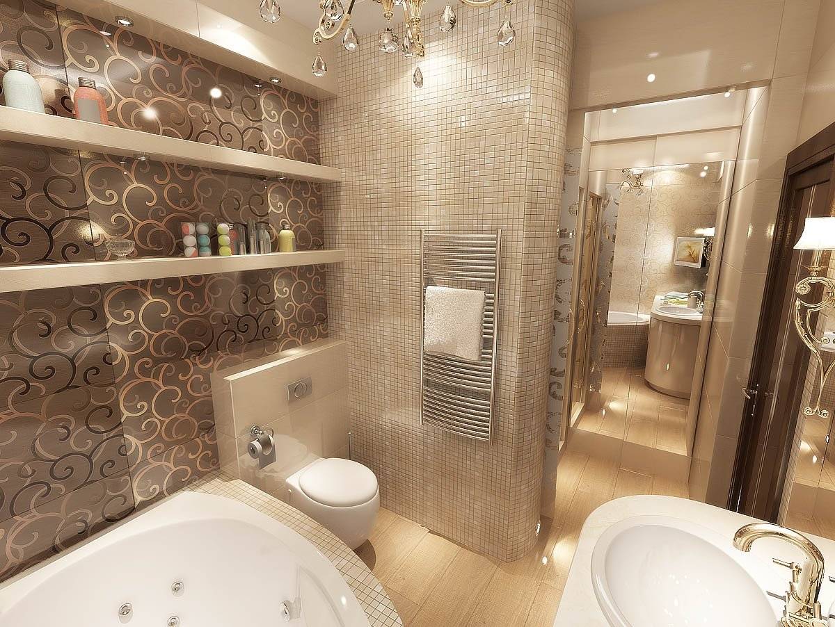 Дизайн и планировка ванной комнаты своими руками - фото интерьеров