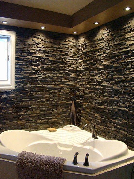 Искусственный камень для ванной комнаты: применение и характеристики