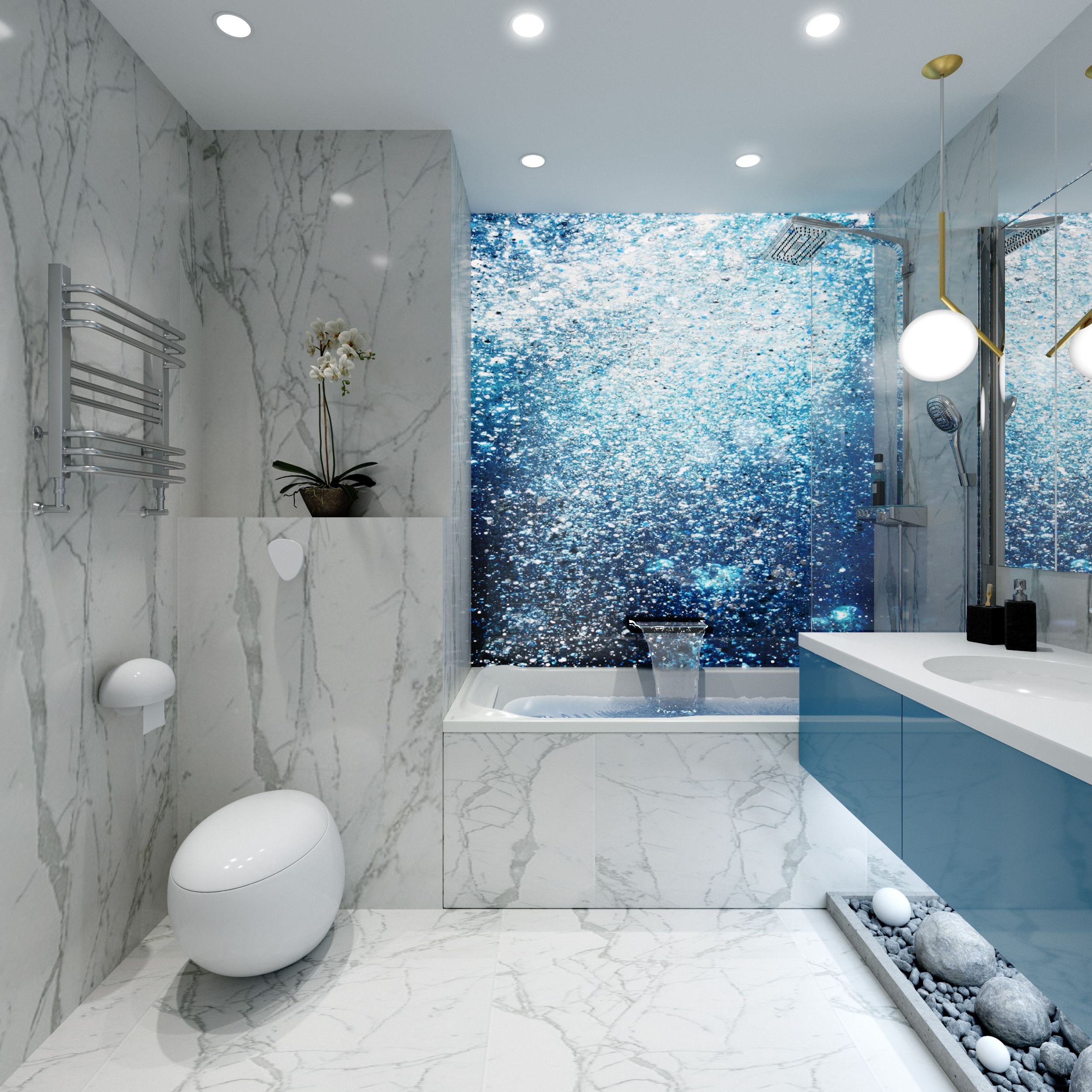 Дизайн ванной комнаты: планировка и оформление, 120 фото-идей и новинок