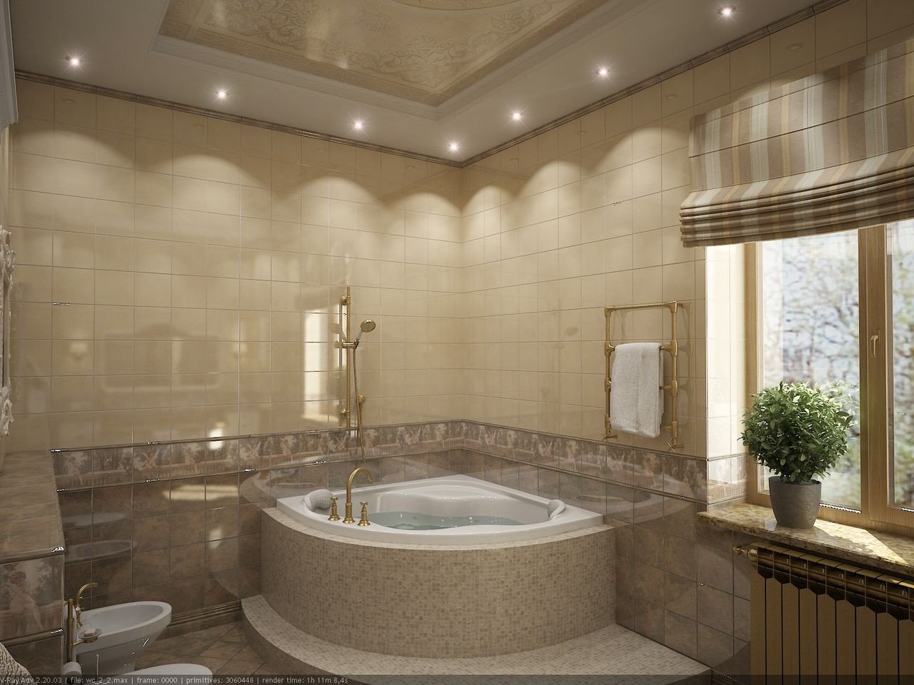 Дизайн ванной комнаты с угловой ванной: оформление интерьера (фото и видео)