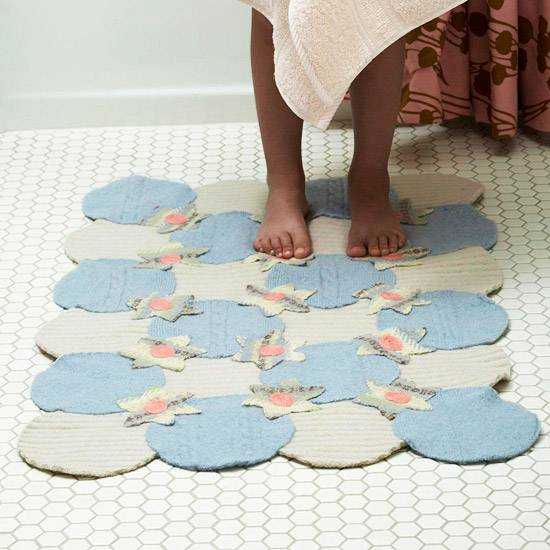 Как сделать коврик своими руками для ванной идеи для усидчивых и советы для ленивых | твой дом