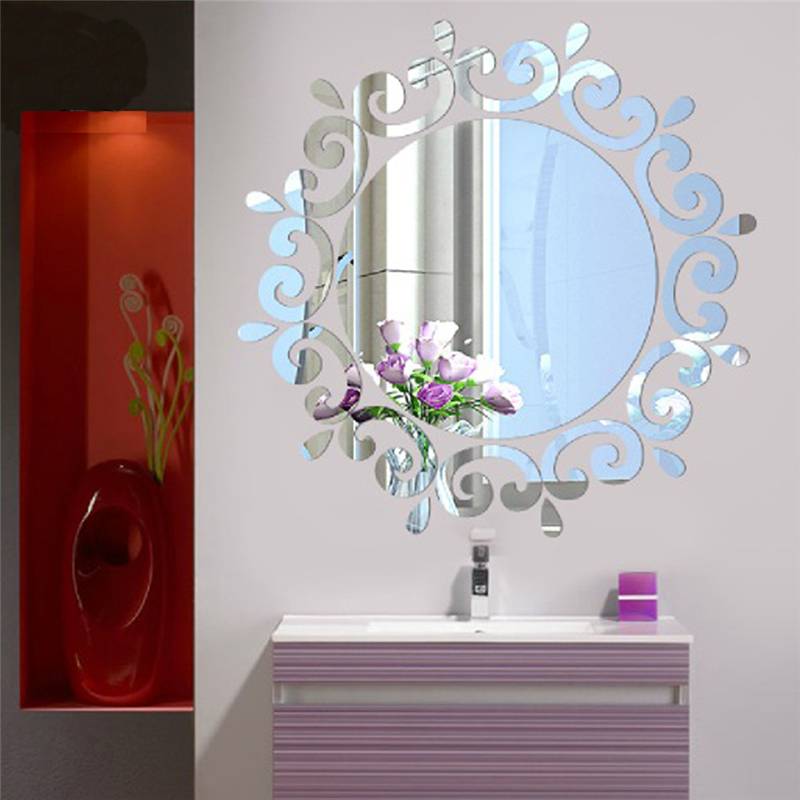 Дизайн зеркала в ванной комнате