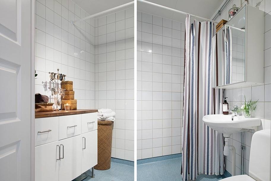 Скандинавский стиль: нордический характер в интерьере ванной комнаты