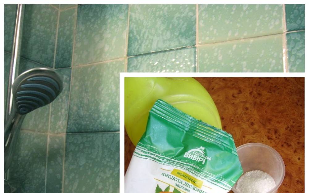 Чем отмыть плитку в ванной от налета: средства очистки кафеля