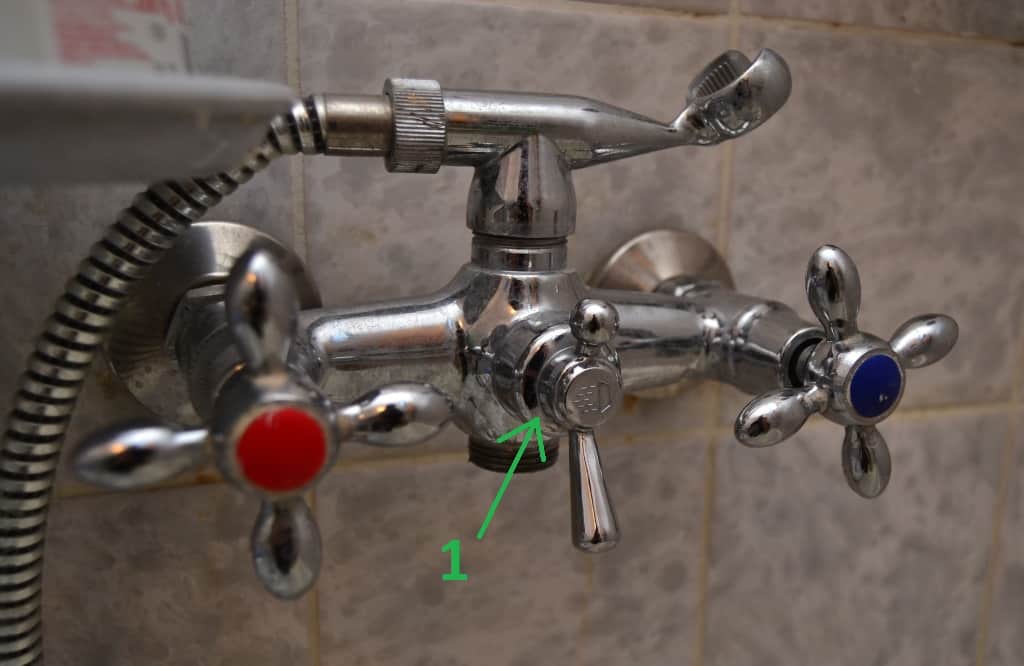 Не работает переключатель на душ в смесителе