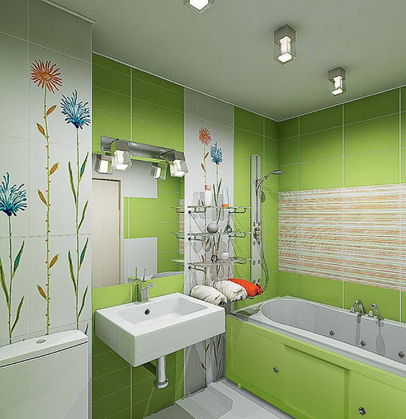 Дизайн маленькой ванной комнаты: красивые, модные и современные интерьеры со стиральной машиной
 - 20 фото