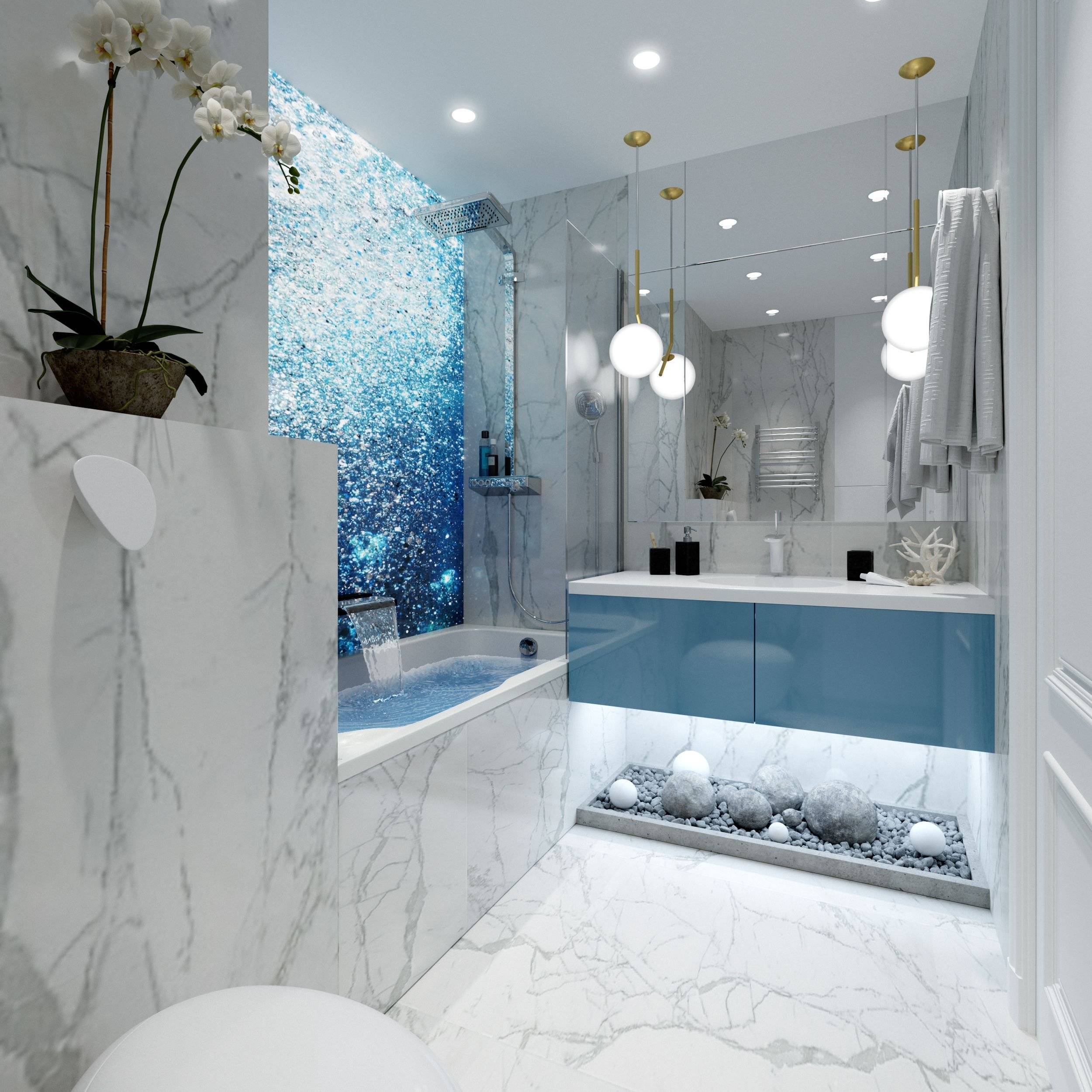 Красивые ванные комнаты - фото дизайна и интерьеров
