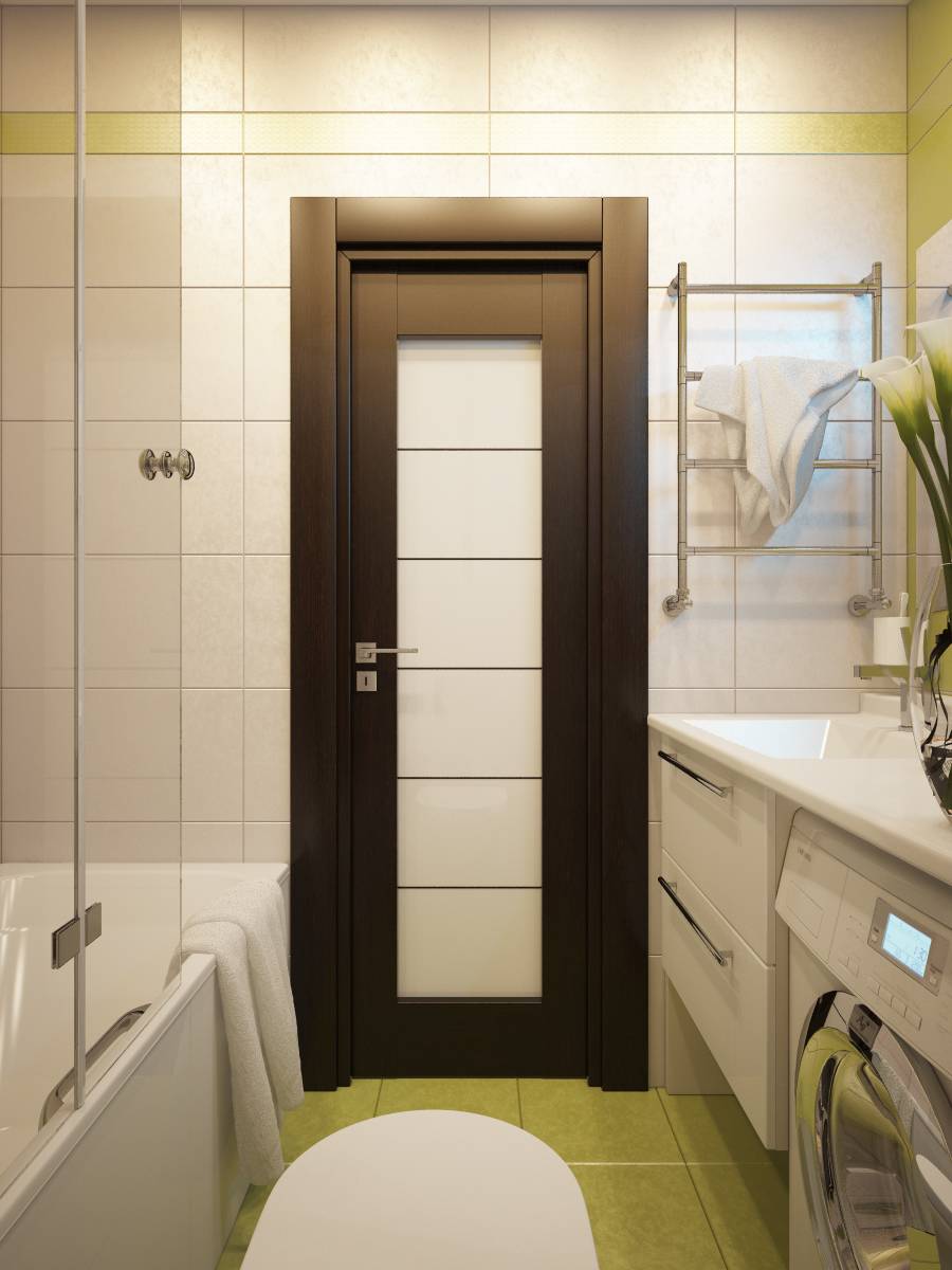 Какие двери лучше ставить в ванную?