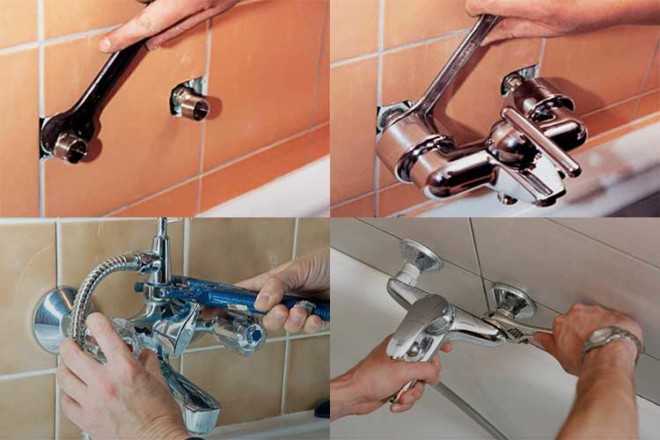 Как поменять смеситель в ванной своими руками — пошаговое видео и фото – ремонт своими руками на m-stone.ru
