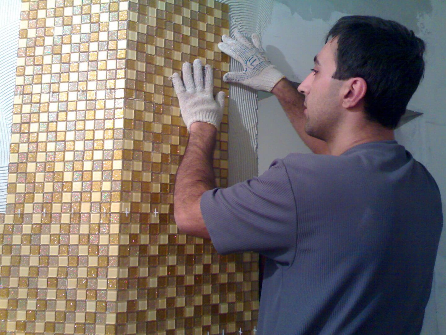 Отделка ванной комнаты мозаикой, укладка своими руками, фото отделки