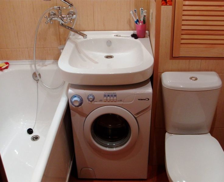 Дизайн ванной в хрущевке со стиральной машиной