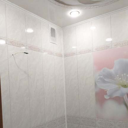 Косметический ремонт в ванной при помощи пвх, пластиковых панелей