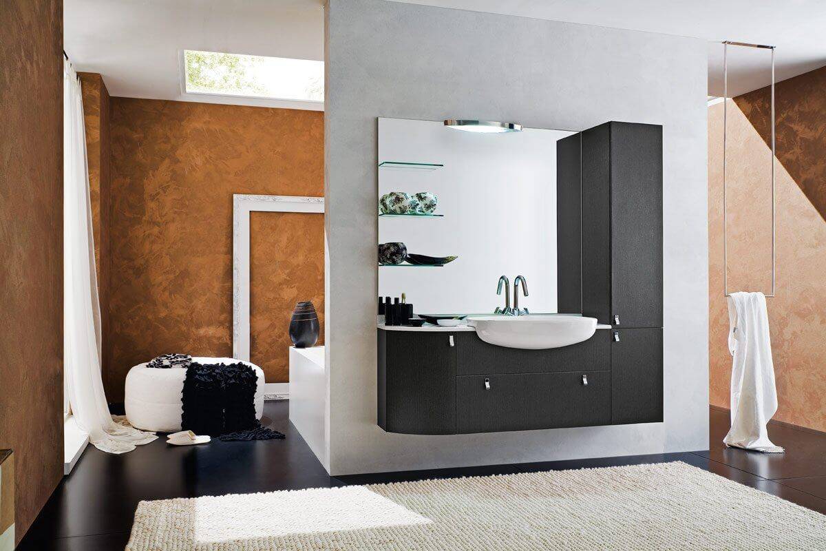 Дизайнерская мебель для ванной комнаты - цветная, оригинальная и современная