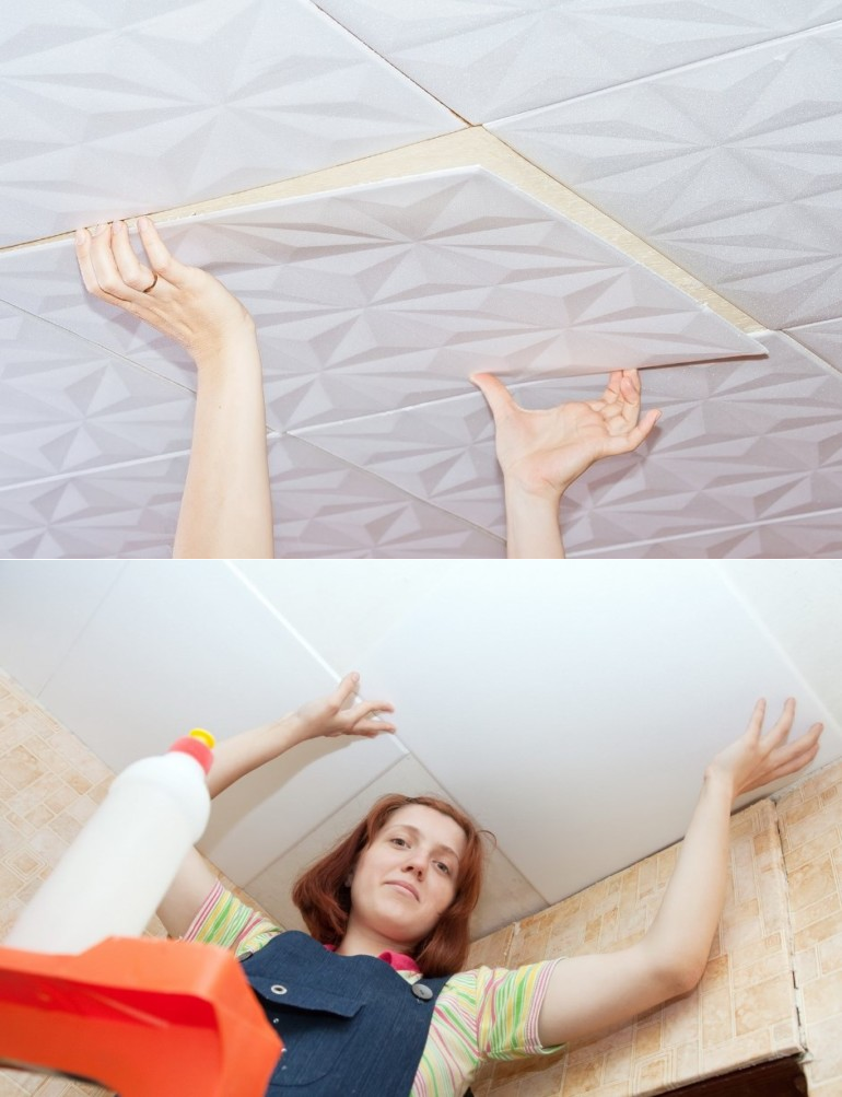 Можно ли клеить потолочную плитку на побелку: как приклеить, наклеить, поклеить плитку на потолок на побелку, как клеить, чем обработать потолок перед поклейкой, каким клеем клеить