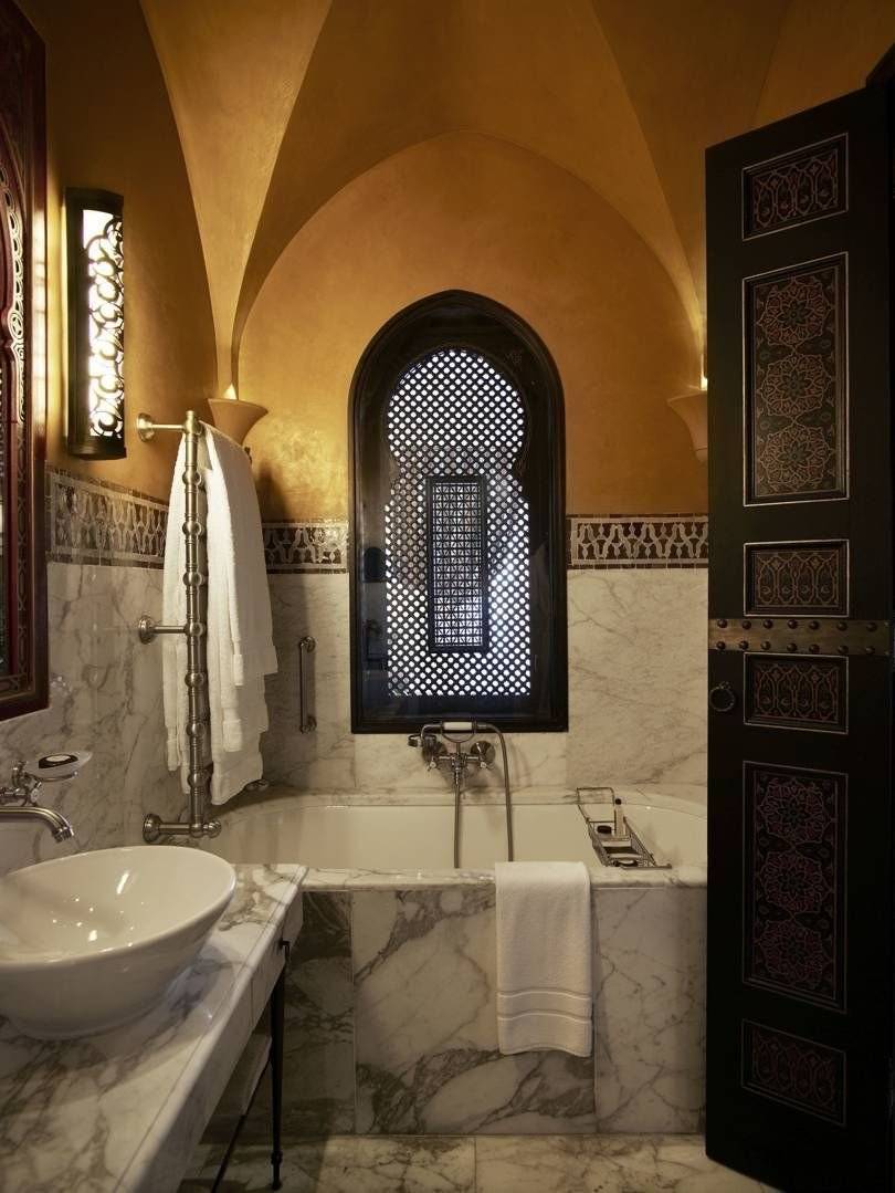 Ванная в марокканском стиле - особенности интерьера и сантехники