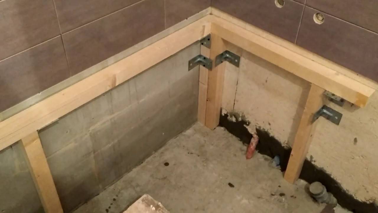 Как прикрутить ванну к стене. как прикрепить акриловую ванну к стене | детали интерьера