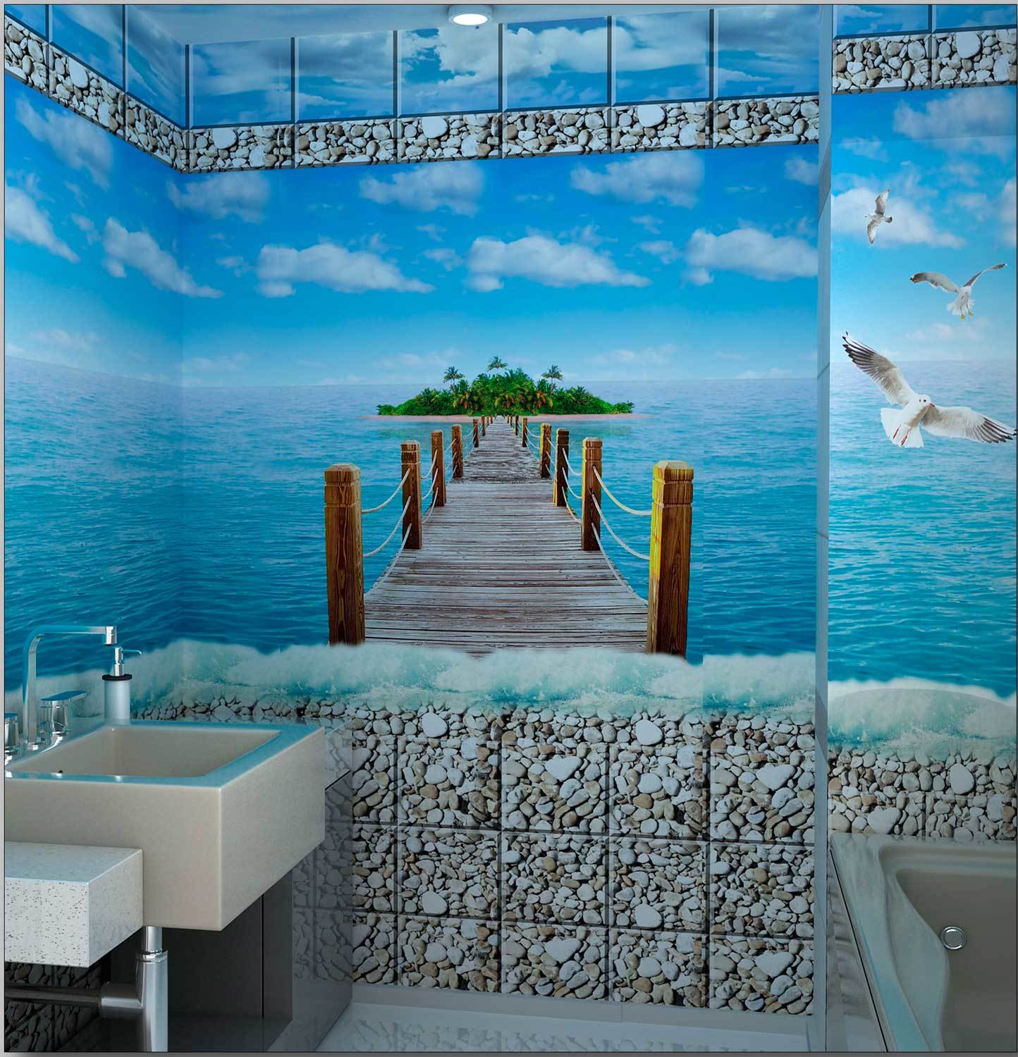 Стеновые пвх-панели для ванной комнаты (40 фото): размеры пластиковых настенных вариантов, 3d-продукция для отделки стены