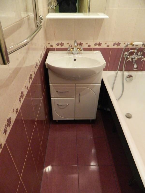 Ремонт ванной комнаты в чешке - 137 серия, дизайн и интерьер