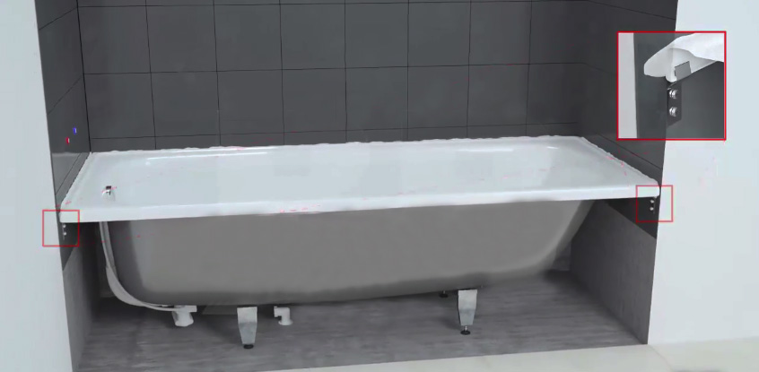 Как закрепить стальную ванну: даем дельные советы