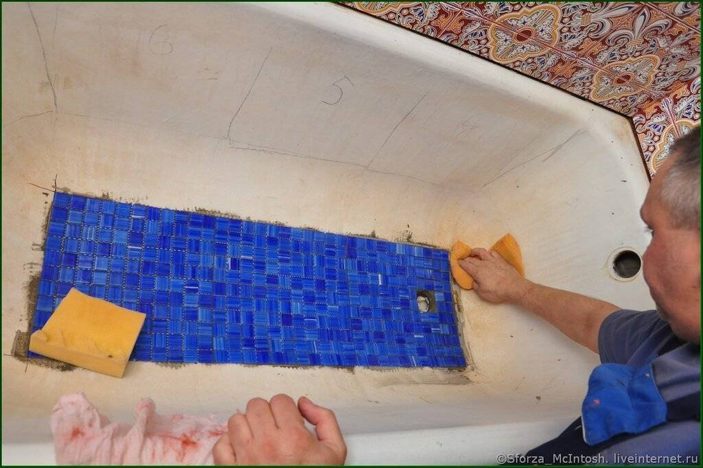 Мозаика в ванной своими руками - укладка (+фото) | стройсоветы