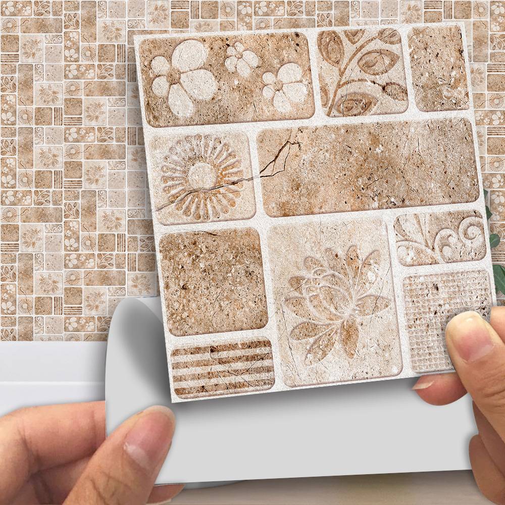 Наклейки на плитку для кухни (73 фото): виниловые картинки на кафельное и керамическое покрытия