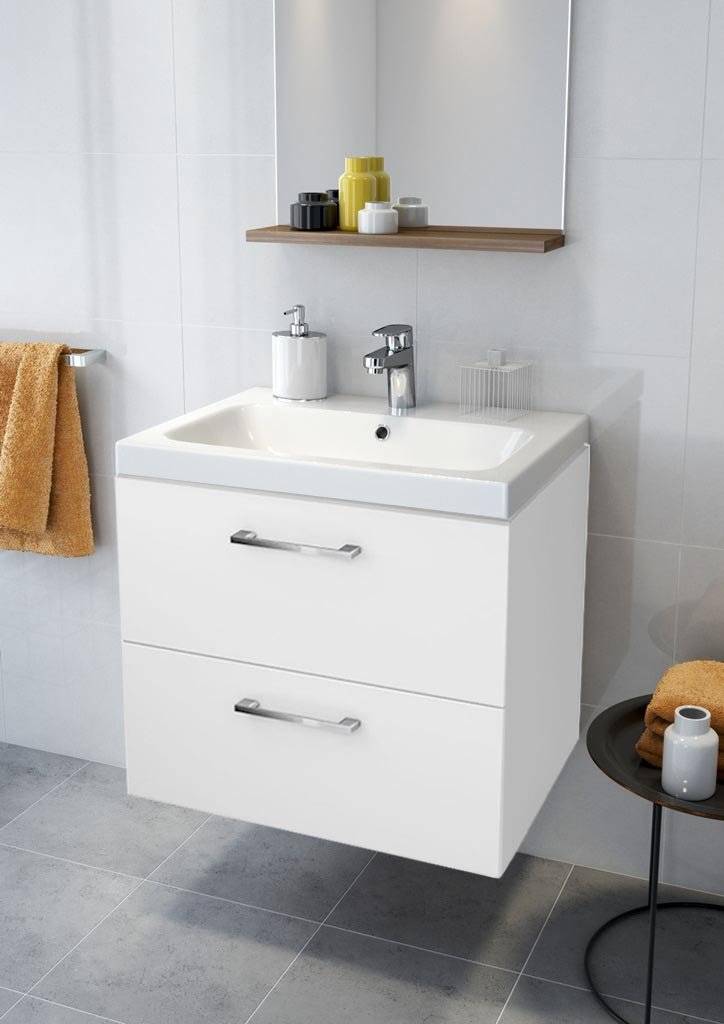 Подвесная тумба с раковиной для ванной комнаты: дизайнерские решения и установка