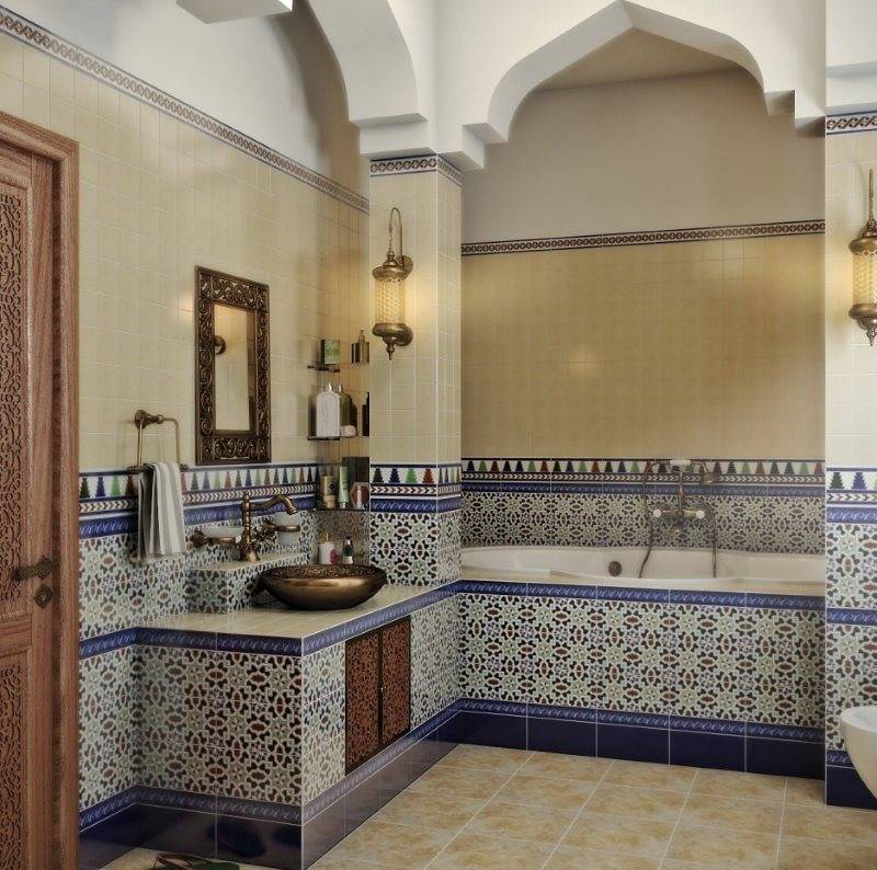 Марокканская плитка: калейдоскоп узоров в вашей ванной (45 фото)