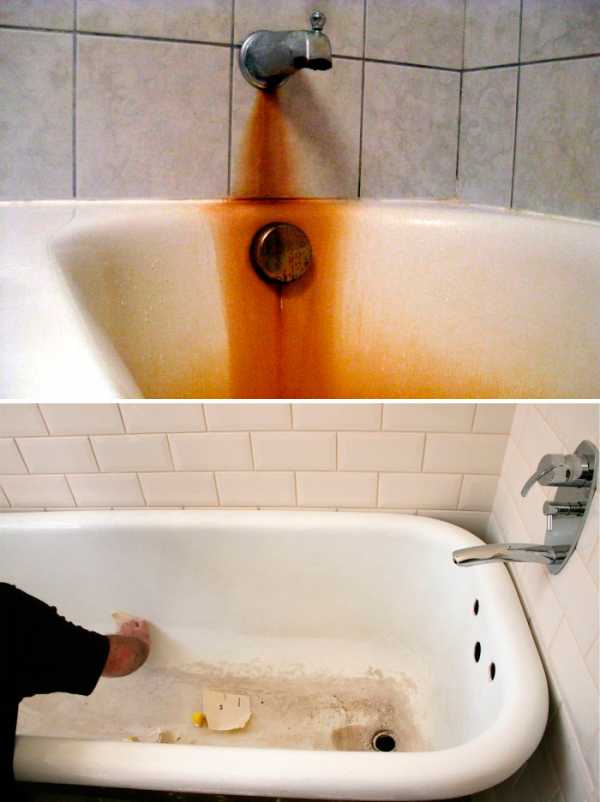 Как очистить ванну до бела домашними средствами и бытовой химией?