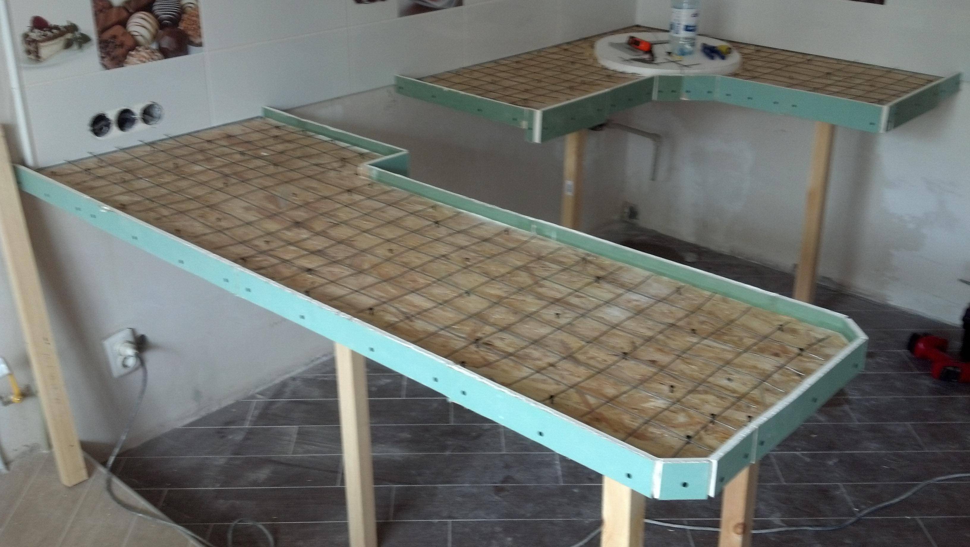 Столешница для кухни своими руками - как сделать бетонную столешницу для кухни: фото, инструкции - домстрой