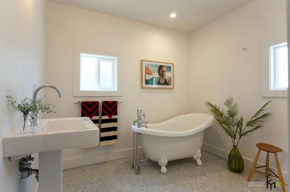 Альтернатива плитке в ванной: чем можно заменить кафель и что использовать, фото