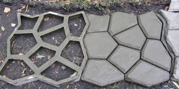 Формы для садовых дорожек для заливки бетона