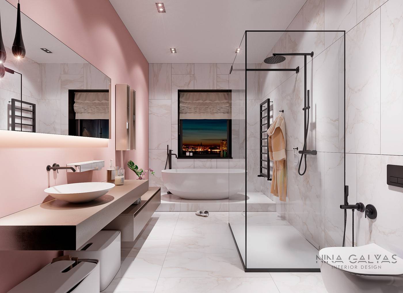Ванная комната в серых тонах: 115 фото, стили дизайна, сочетания цветов
