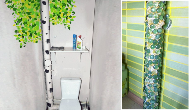 Как спрятать трубы в ванной пластиковыми панелями: варианты монтажа и декорирования