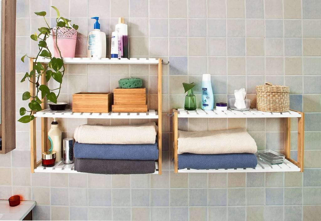 Полки для хранения полотенец: функциональный аксессуар в ванной комнате | как выбрать мебель