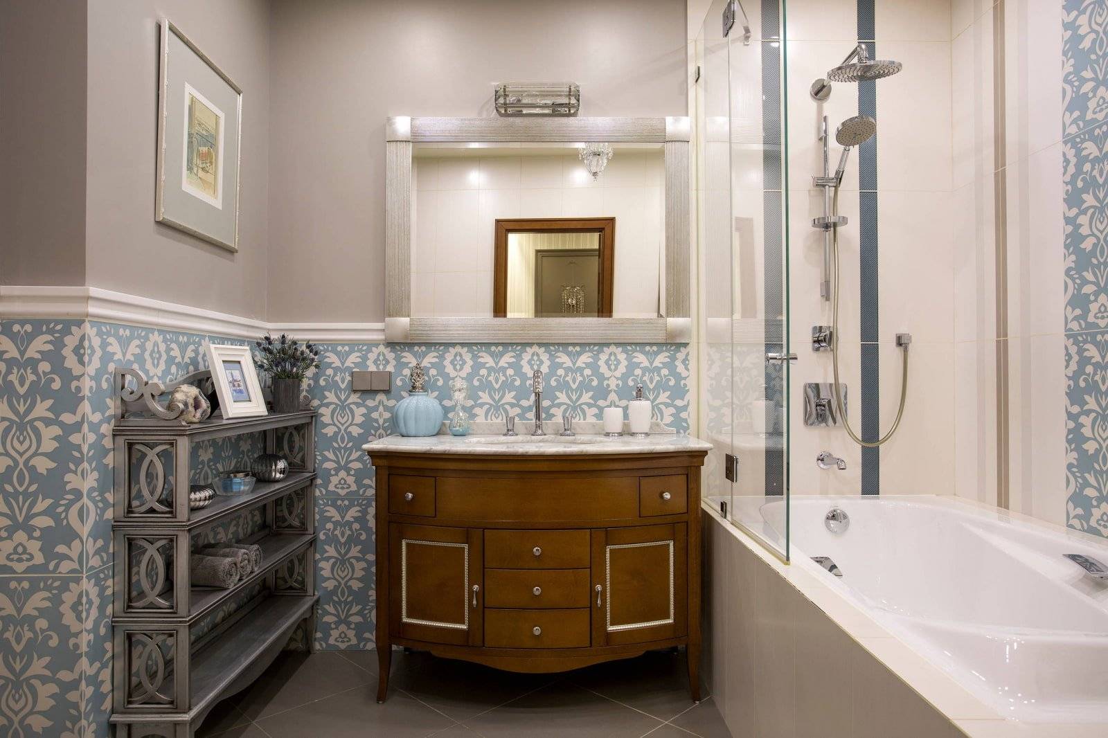 Дизайн плитки для ванной комнаты: фото, топ-140 лучших идей отделки
