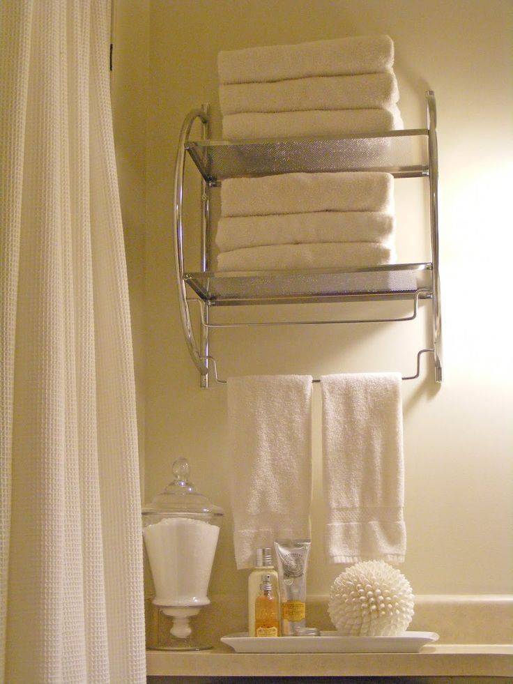 Полки для хранения полотенец: функциональный аксессуар в ванной комнате | как выбрать мебель