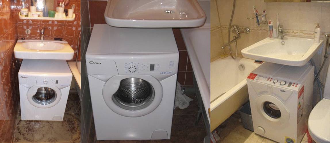 Стиральная машина под раковину: достоинства и недостатки, выбор и установка стиралки в ванной