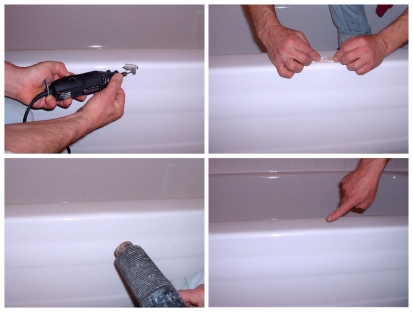 Ремонт акриловых ванн - как восстановить покрытие