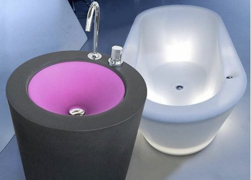 Цветные раковины для ванных комнат. рекомендации по выбору