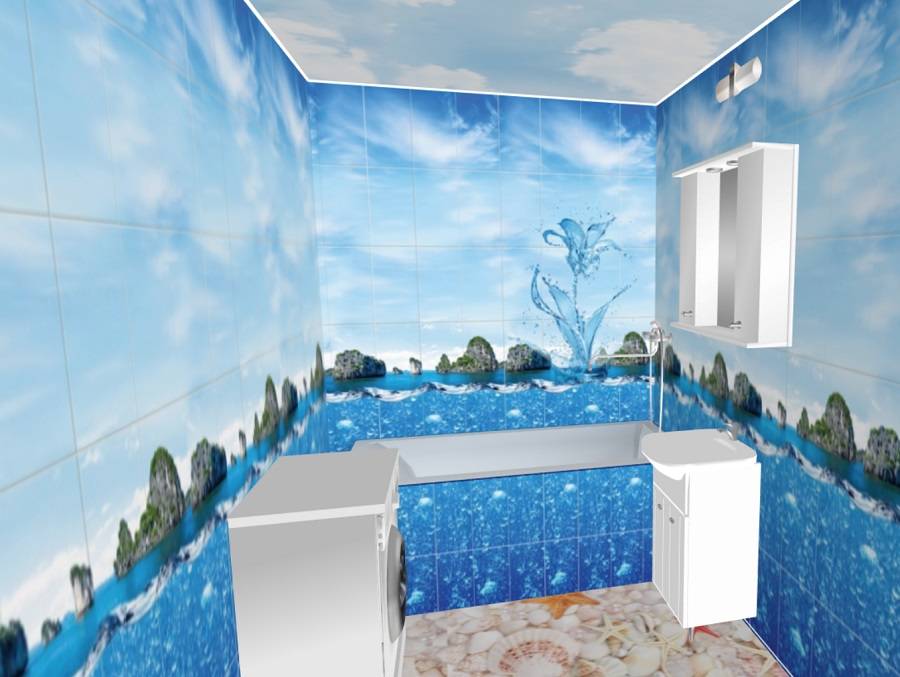 Стеновые пвх-панели для ванной комнаты (40 фото): размеры пластиковых настенных вариантов, 3d-продукция для отделки стены
