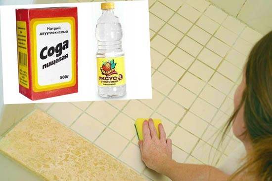 Чем отмыть плитку в ванной от налета: средства для чистки